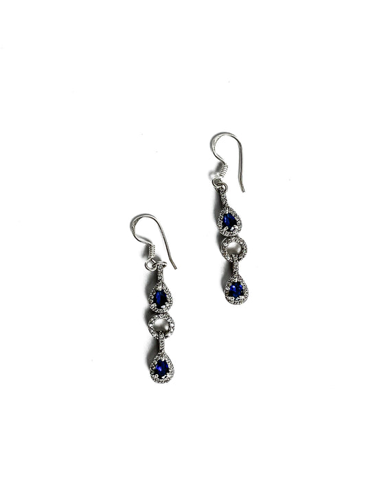 Drops Silver Earrings