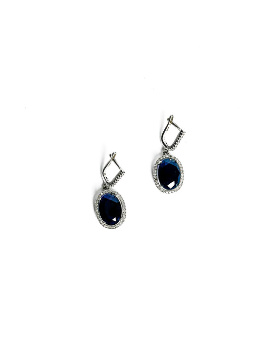 Blue Stone Earrings