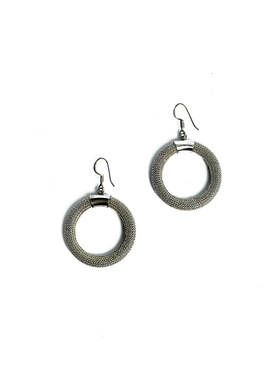 Hoops Silver Earrings