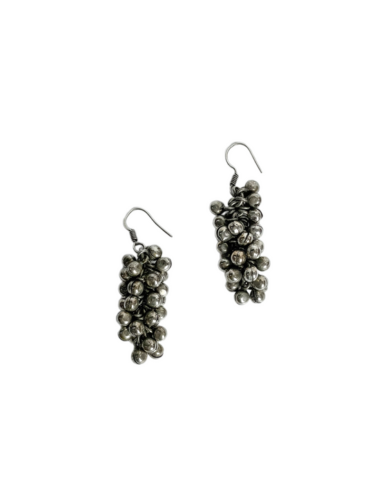 Grape Silver Earrings